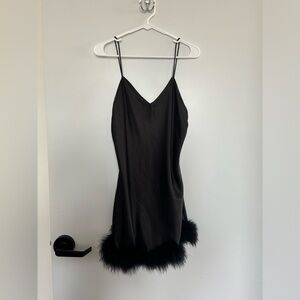 Black Satin Dress